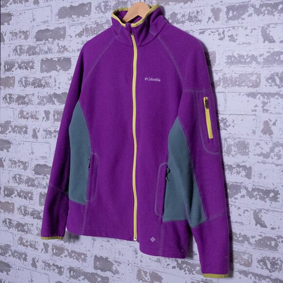 Columbia Omni Heat Fleece Full Zip Women's Large - Picture 2 of 5